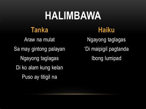 Example of tanka tagalog pag ibig